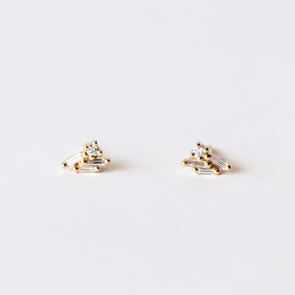 Suzanne Kalan | 18k Eva Fireworks Cluster Stud Earrings