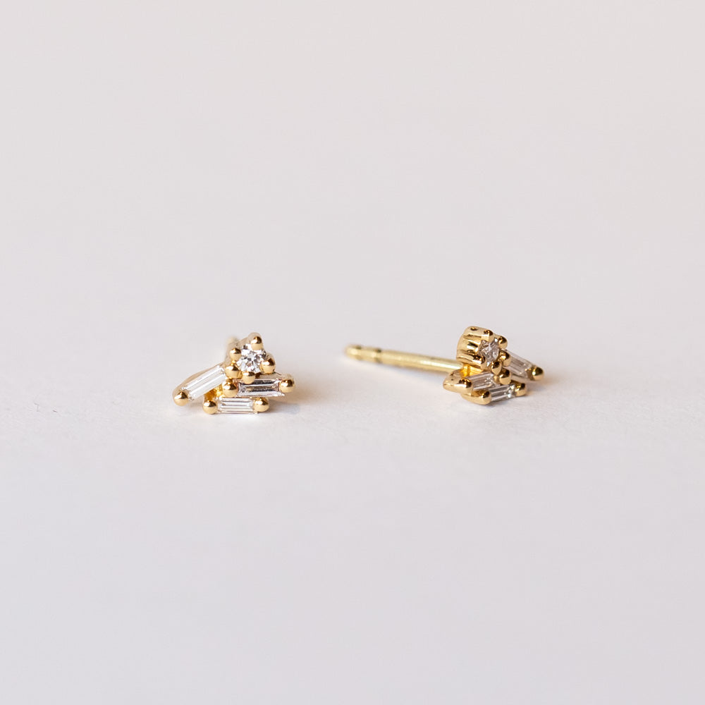 Suzanne Kalan | 18k Eva Fireworks Cluster Stud Earrings