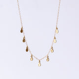Victoria Cunningham | Tiny Golden 9 Flakes Necklace