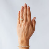 Diamond Steppe Three-Stone Ring