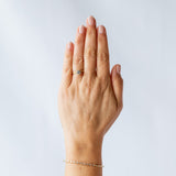 Salt and Pepper Diamond Solitaire Soleil Ring