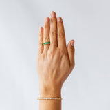 Suzanne Kalan | 18k Emerald Baguette Half Band