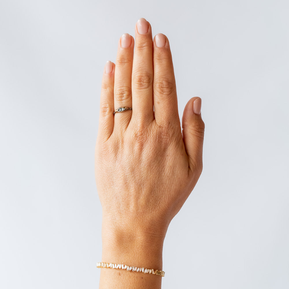 Variance Objects | Mini Baguette Diamond Band