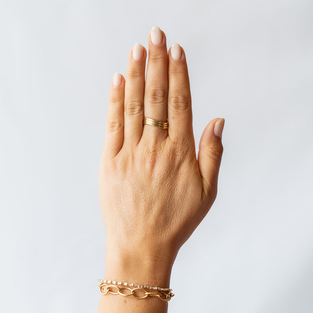 Triple Wave Ring