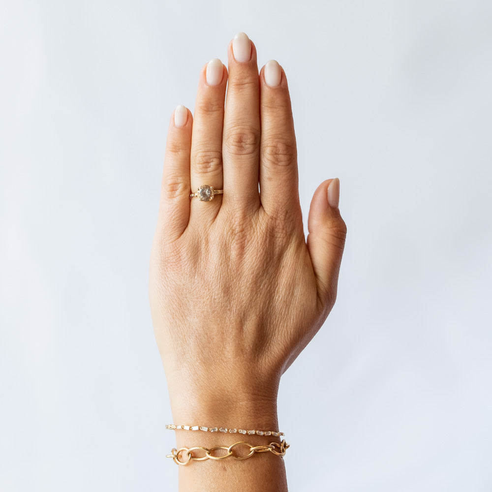 Guardian Solitaire Prong-Set Morganite Ring