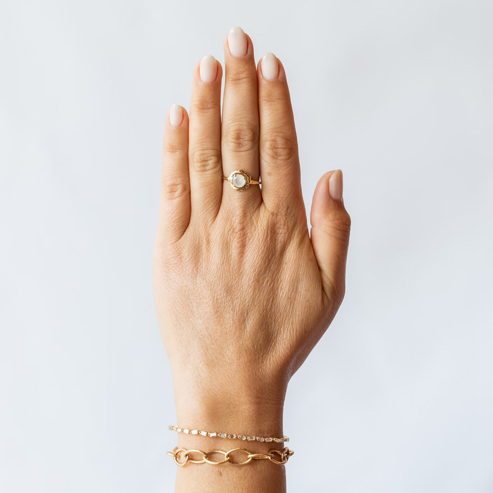 Orbit of Love Moonstone Ring