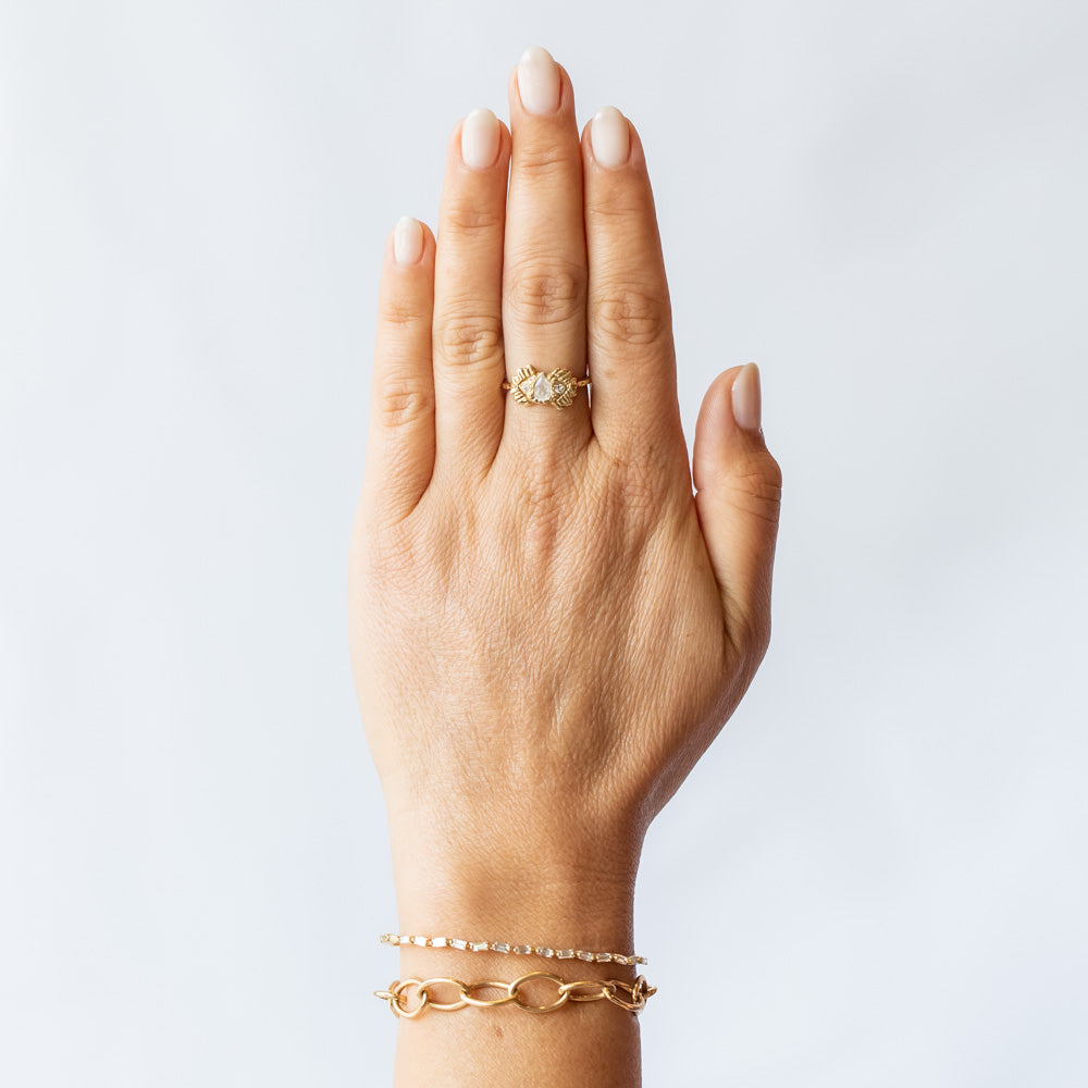 Warrior of Life Moonstone Ring