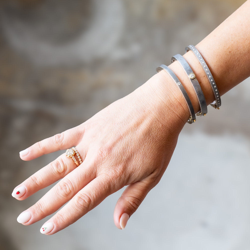 Rene 4mm Diamond Bangle