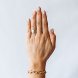 Sarah McGuire | Aurora Half Sleeve Scattered Diamond Ring