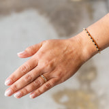 Suzanne Kalan | 18k Thin Mix Black Sapphire and Diamond Bangle