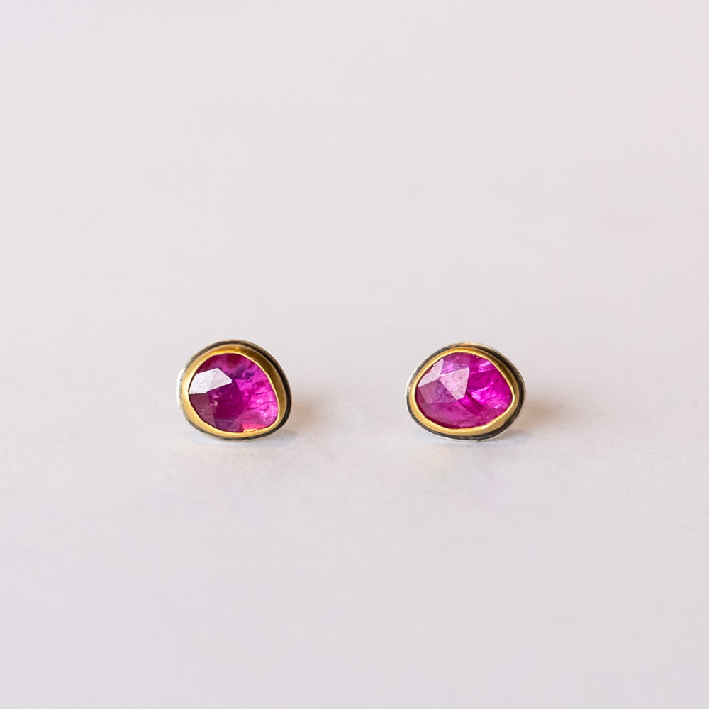 Ruby Stud Earrings