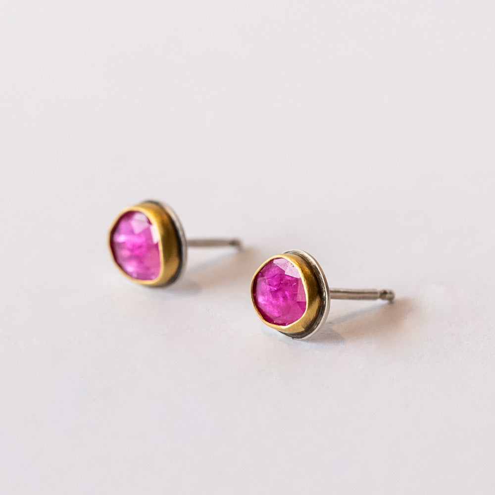 Ruby Stud Earrings