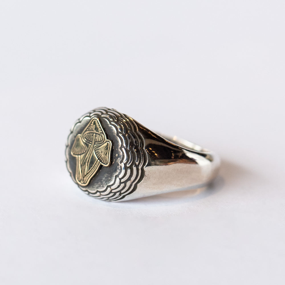 Mushroom Signet Ring