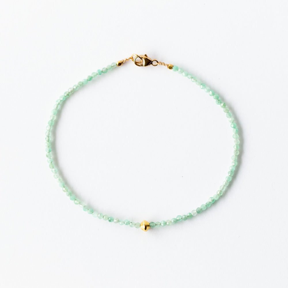 Light Emerald Beaded Bracelet