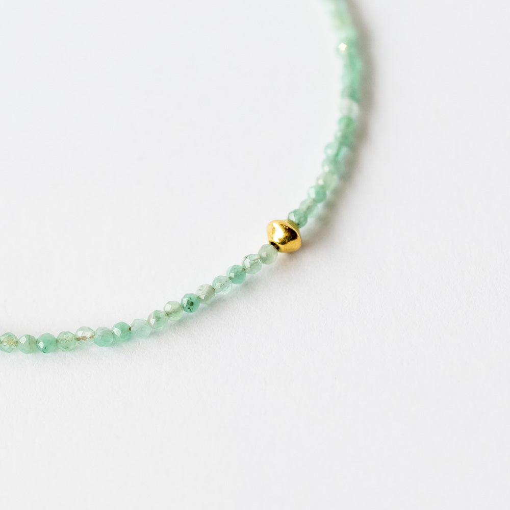 Light Emerald Beaded Bracelet