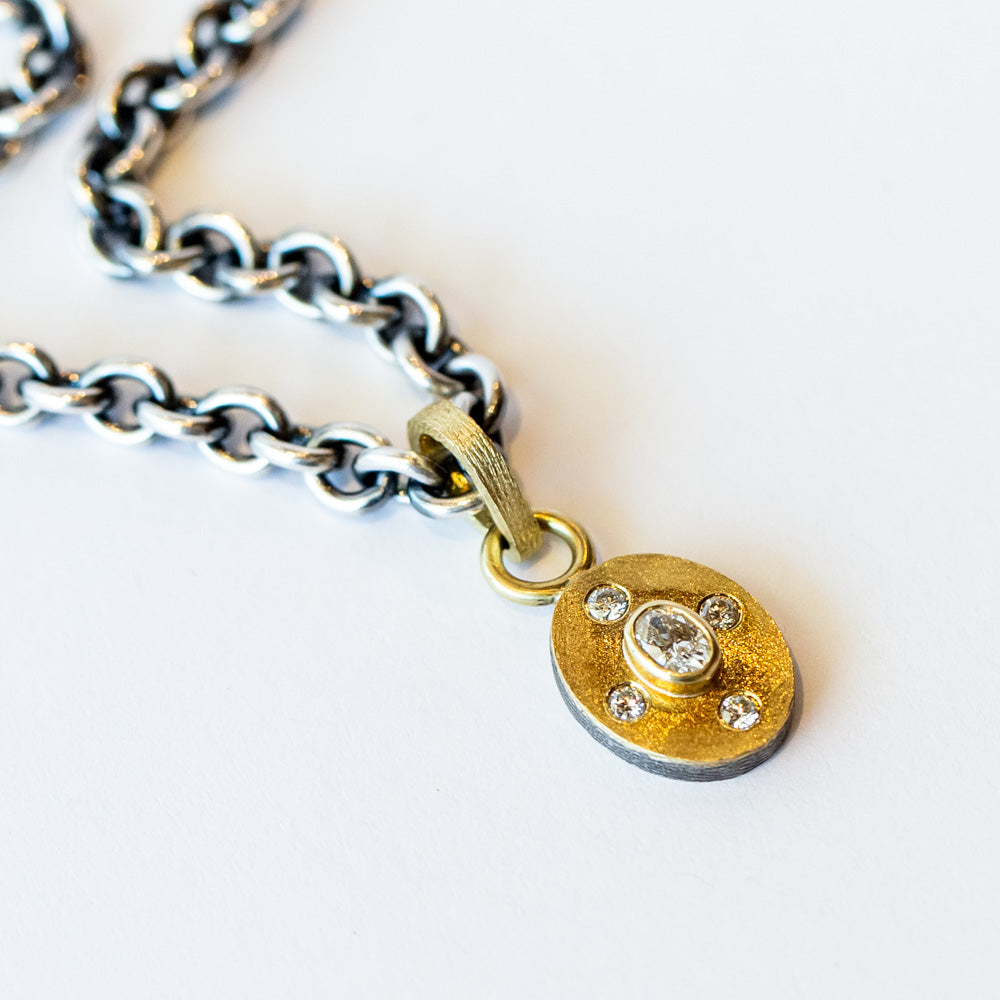Oval Drop Pendant