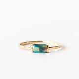 Australian Opal Bar Ring