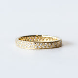 Satomi Kawakita | White Diamond Double Eternity Band