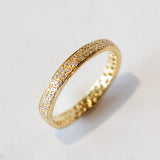 Satomi Kawakita | White Diamond Double Eternity Band
