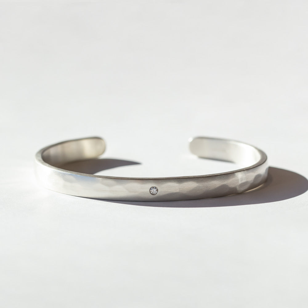 Sarah McGuire | Hammered Heavy Wink Cuff