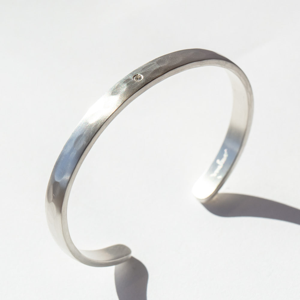 Sarah McGuire | Hammered Heavy Wink Cuff