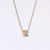 Suzanne Kalan | 18k Infinite Pave Diamond Mini Rondelle Necklace