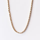 Suzanne Kalan | 18k Linear Half Diamond Tennis Necklace