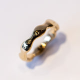 Gold Ripple Band