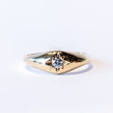 True North Diamond Signet Ring