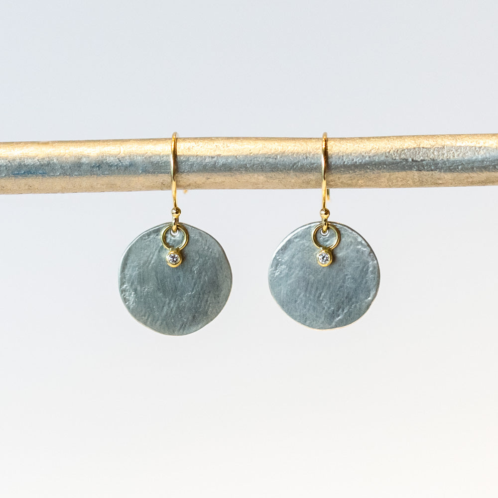 Sarah McGuire | Astrid Round Drop Earrings – LAPIS, image size:1000x1000