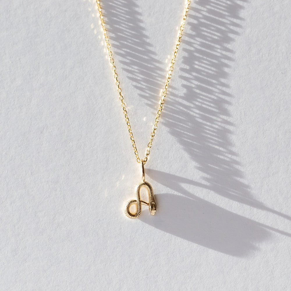 Nagini Letter Pendant Necklace