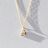 Nagini Letter Pendant Necklace