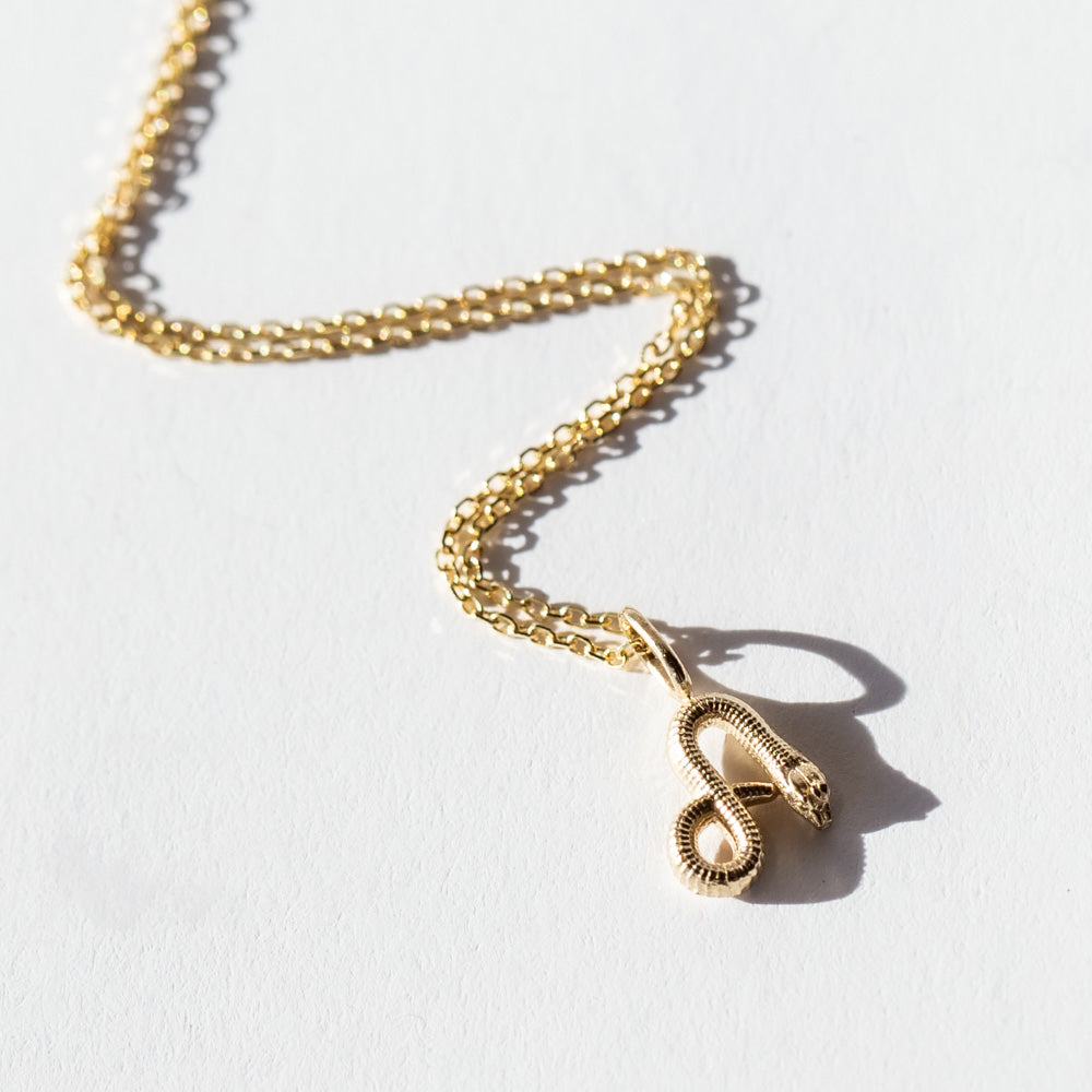 Nagini Letter Pendant Necklace