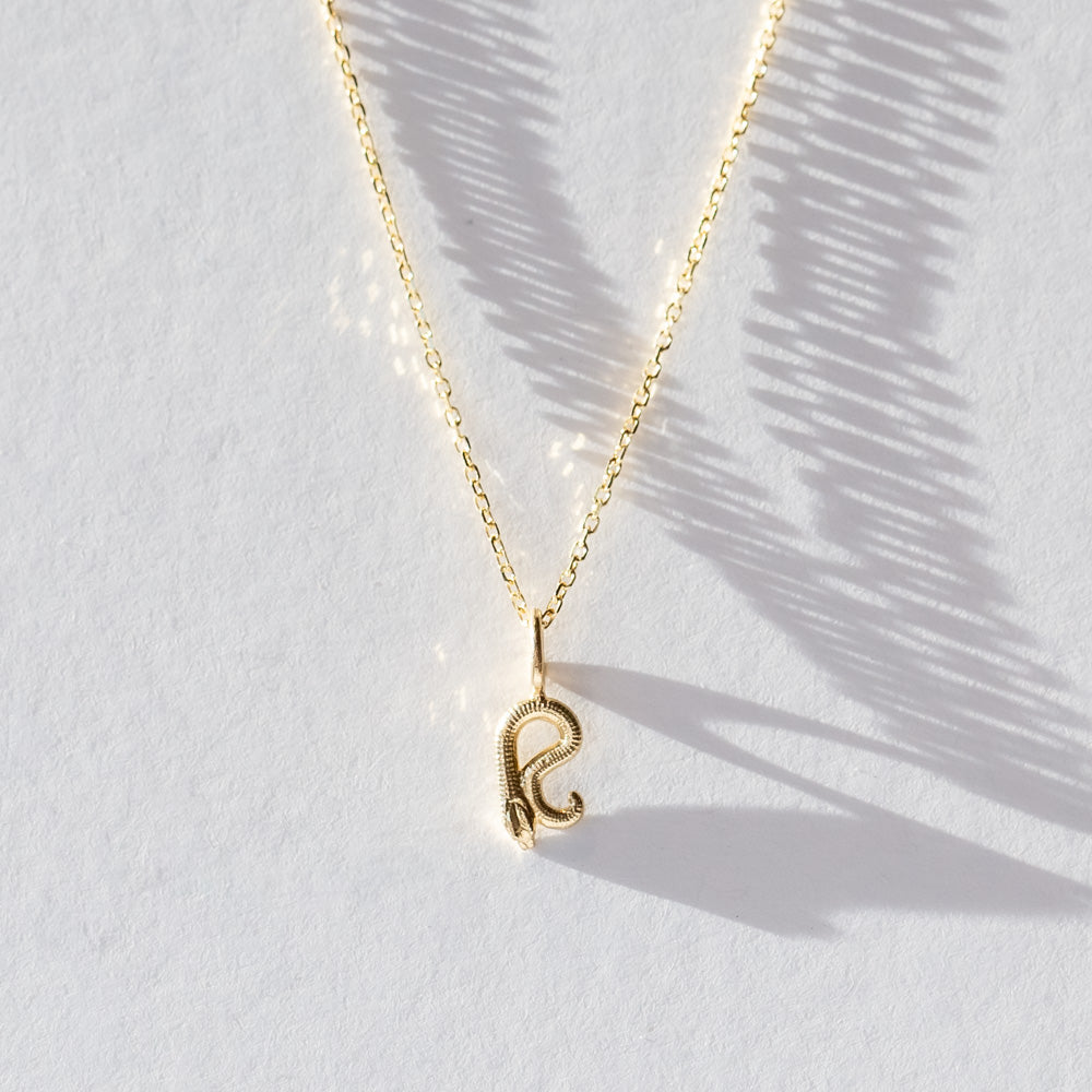 Nagini Letter Pendant Necklace