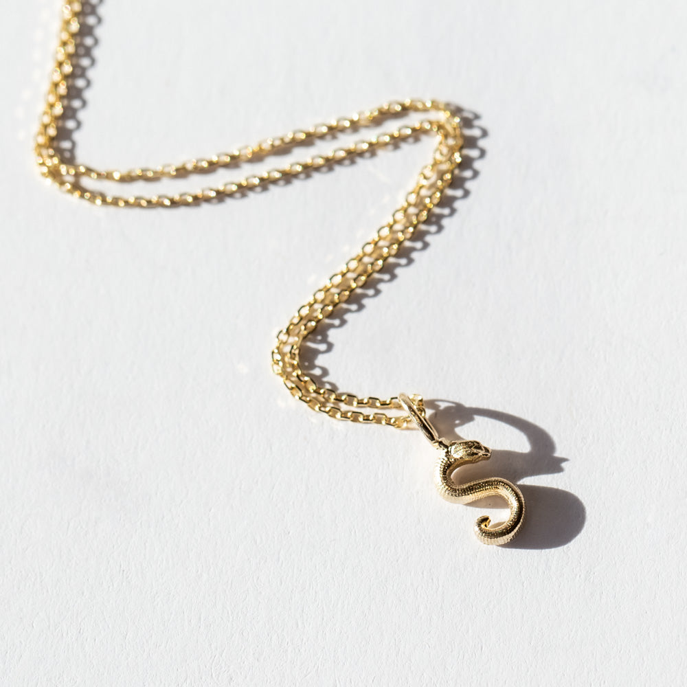 Nagini Letter Pendant Necklace