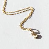 Nagini Letter Pendant Necklace
