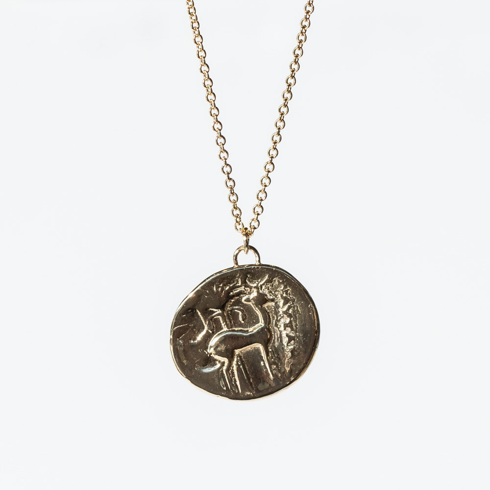 Bee Coin Necklace