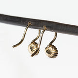 Diamond Scallop Earrings