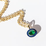 Emerald Dot Necklace