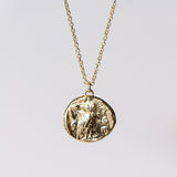 Owl of Athena Coin Necklace