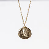 Owl of Athena Coin Necklace