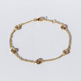 Petite Smith 5 Diamond Station Bracelet