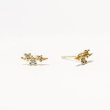 Diamond Encrusted Stud Earrings