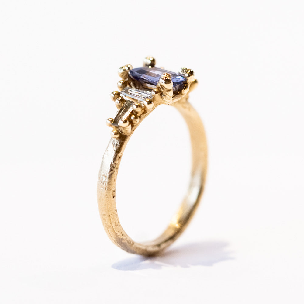 One of a Kind Sapphire and Diamond Ring