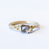 Raw Diamond Ring with Granules