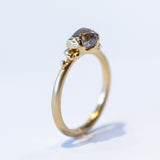 Raw Diamond Ring with Granules