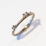 Small Asymmetric Diamond Encrusted Band
