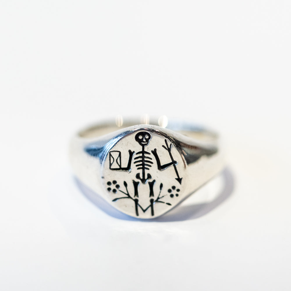 Memento Mori Signet Ring