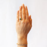 Emerald Tulip Ring