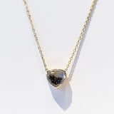 Naipe Heartish Black Diamond Necklace